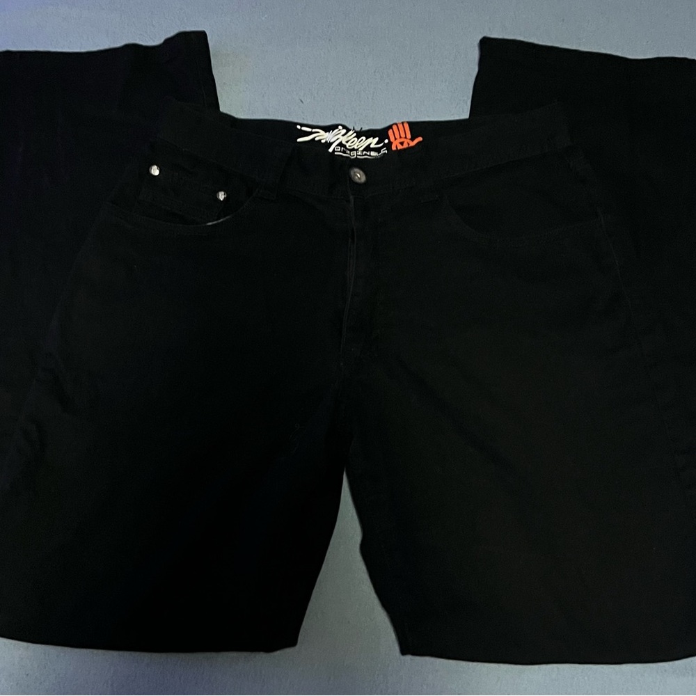 Miskeen Men's Black Relaxed Fit Jeans